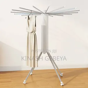 360° Rotating Foldable Cloth Drying Rack