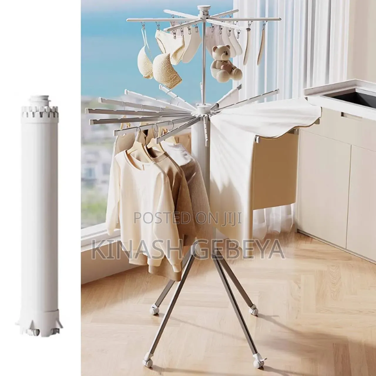 360° Rotating Foldable Cloth Drying Rack