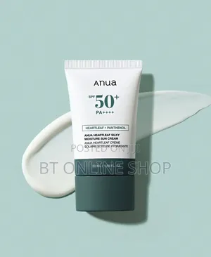 Anua Heartleaf Silky Moisture Mild Sunscreen