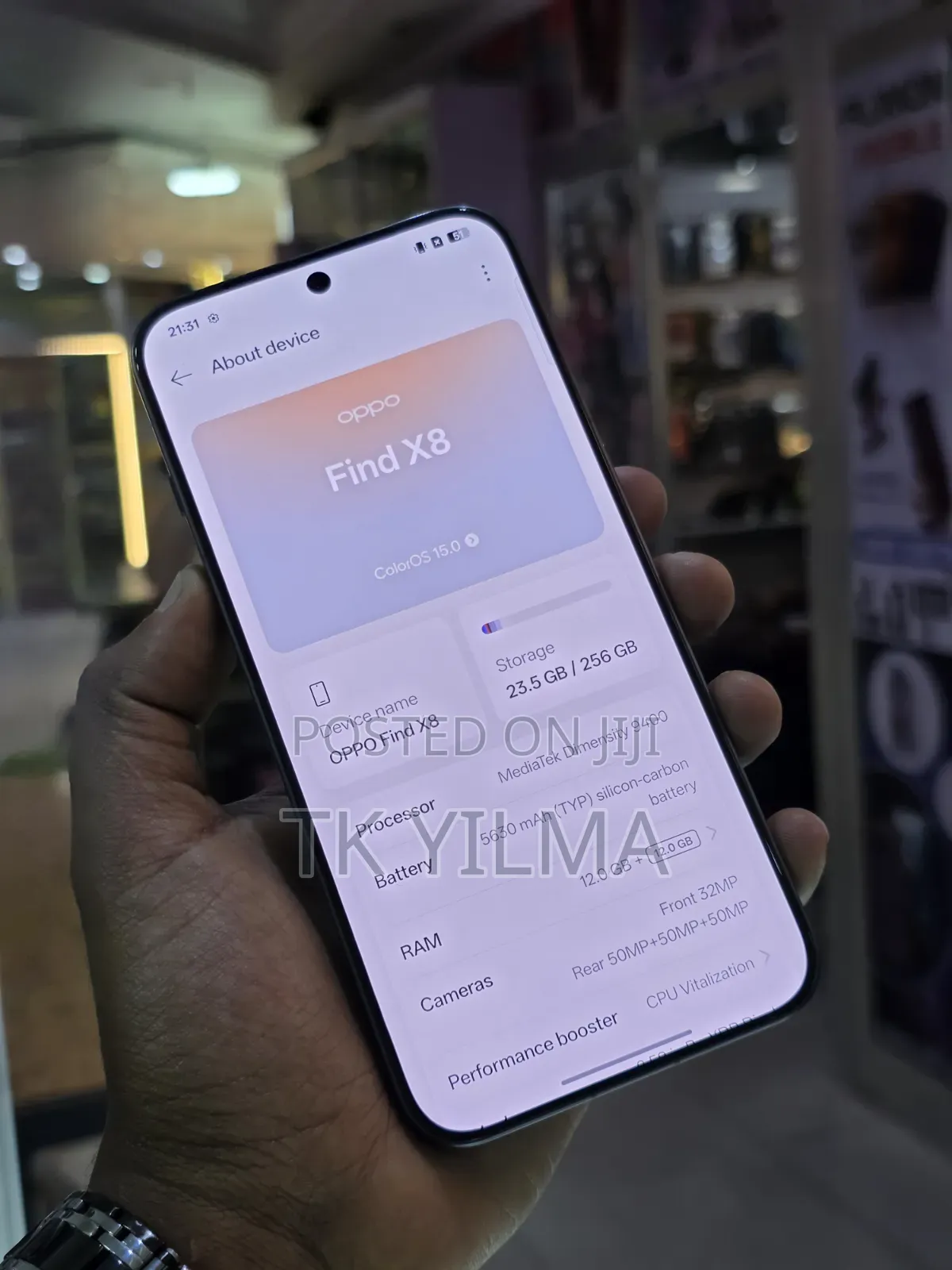 New Oppo Find X8 256 GB Black