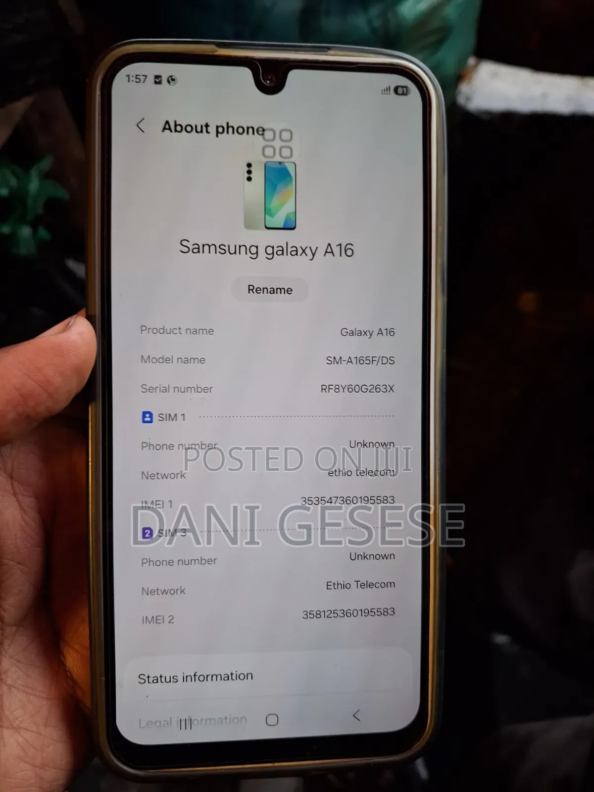 Samsung Galaxy A16 128 GB White