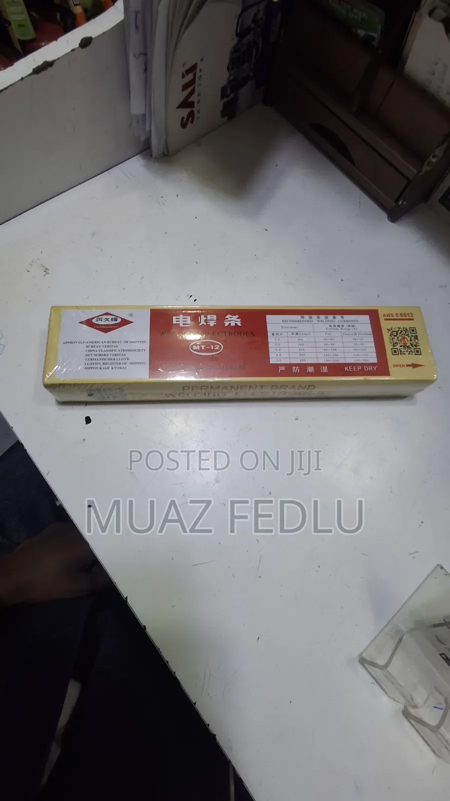 Permanent Brand Welding Electrodes 2.5