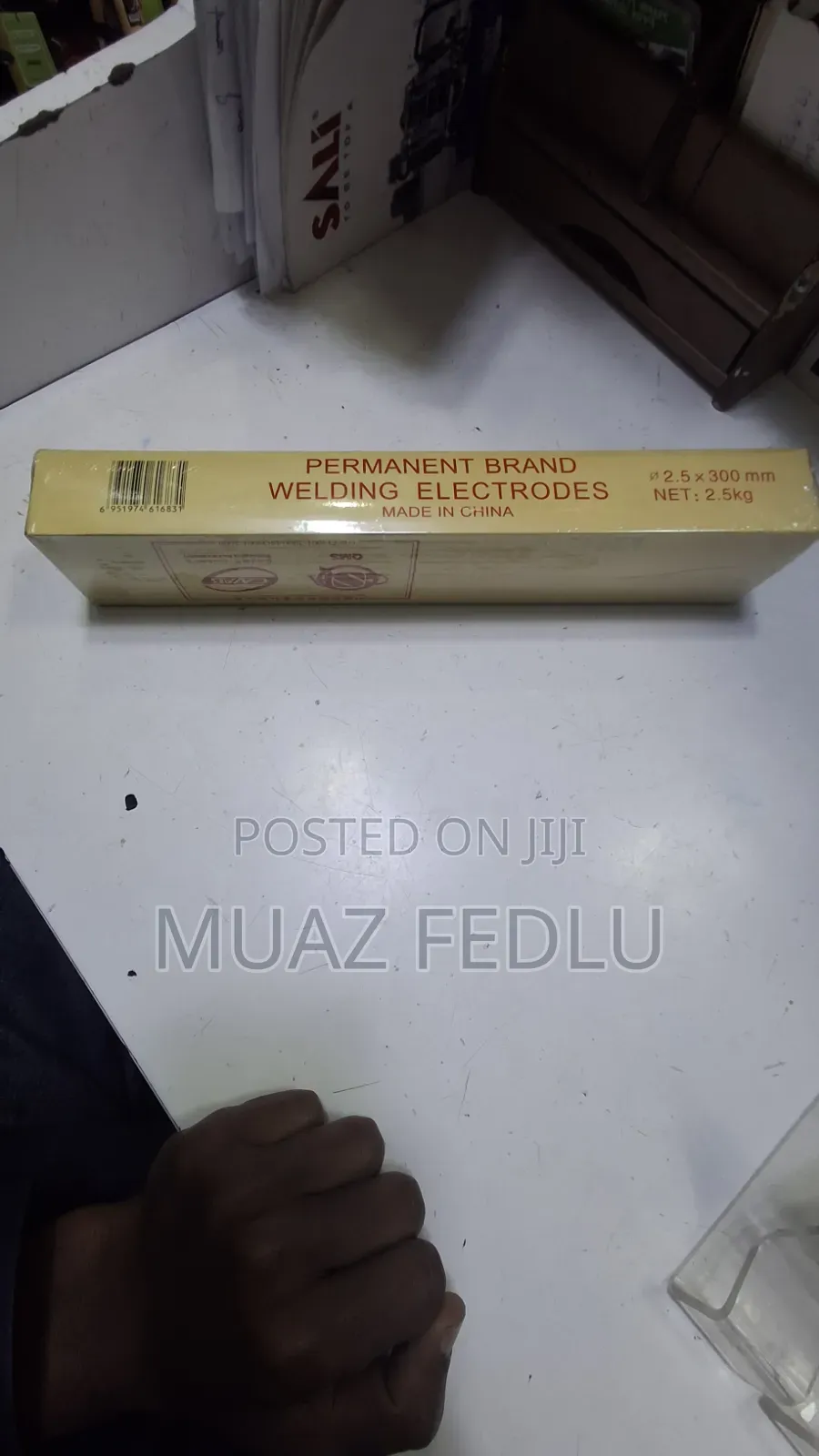 Permanent Brand Welding Electrodes 2.5