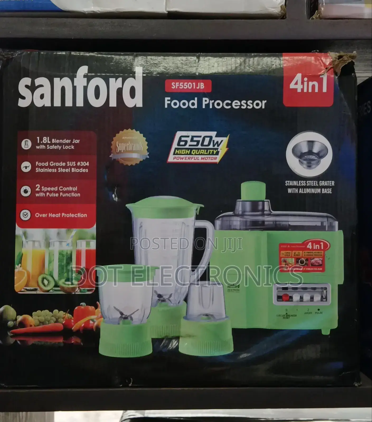 Sanford 4-in-1 Food Processor (SF5501JB)
