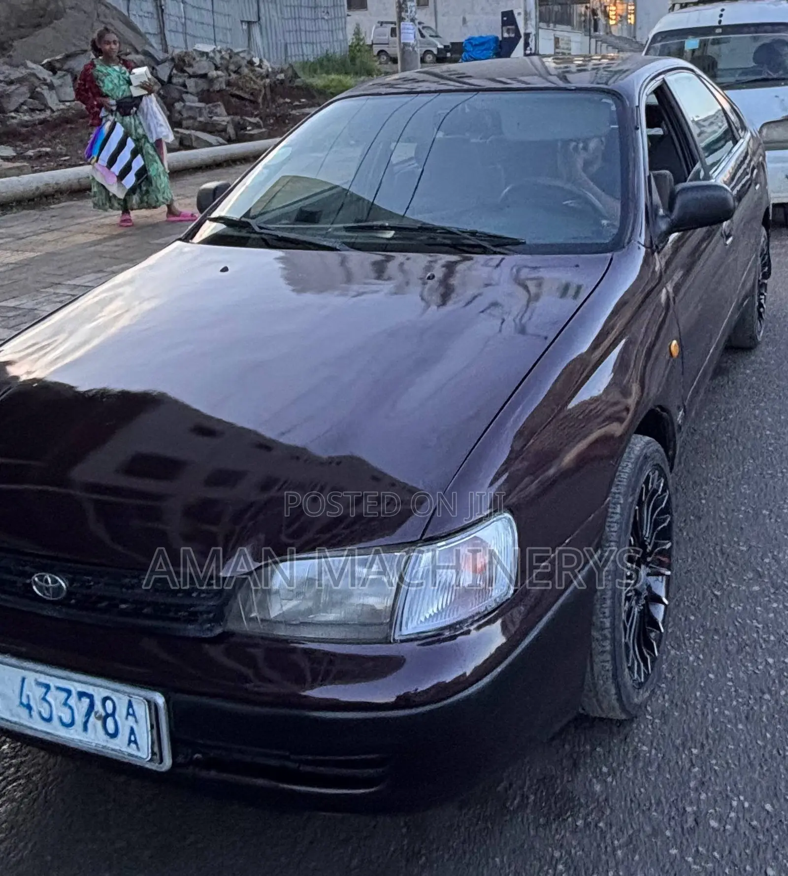 Toyota Carina E 1992 Burgundy