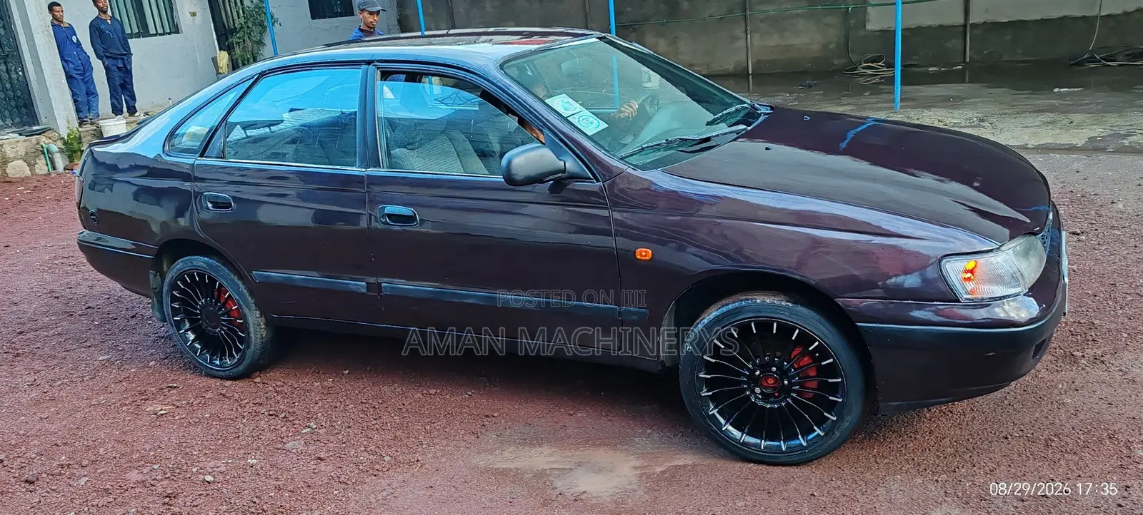 Toyota Carina E 1992 Burgundy