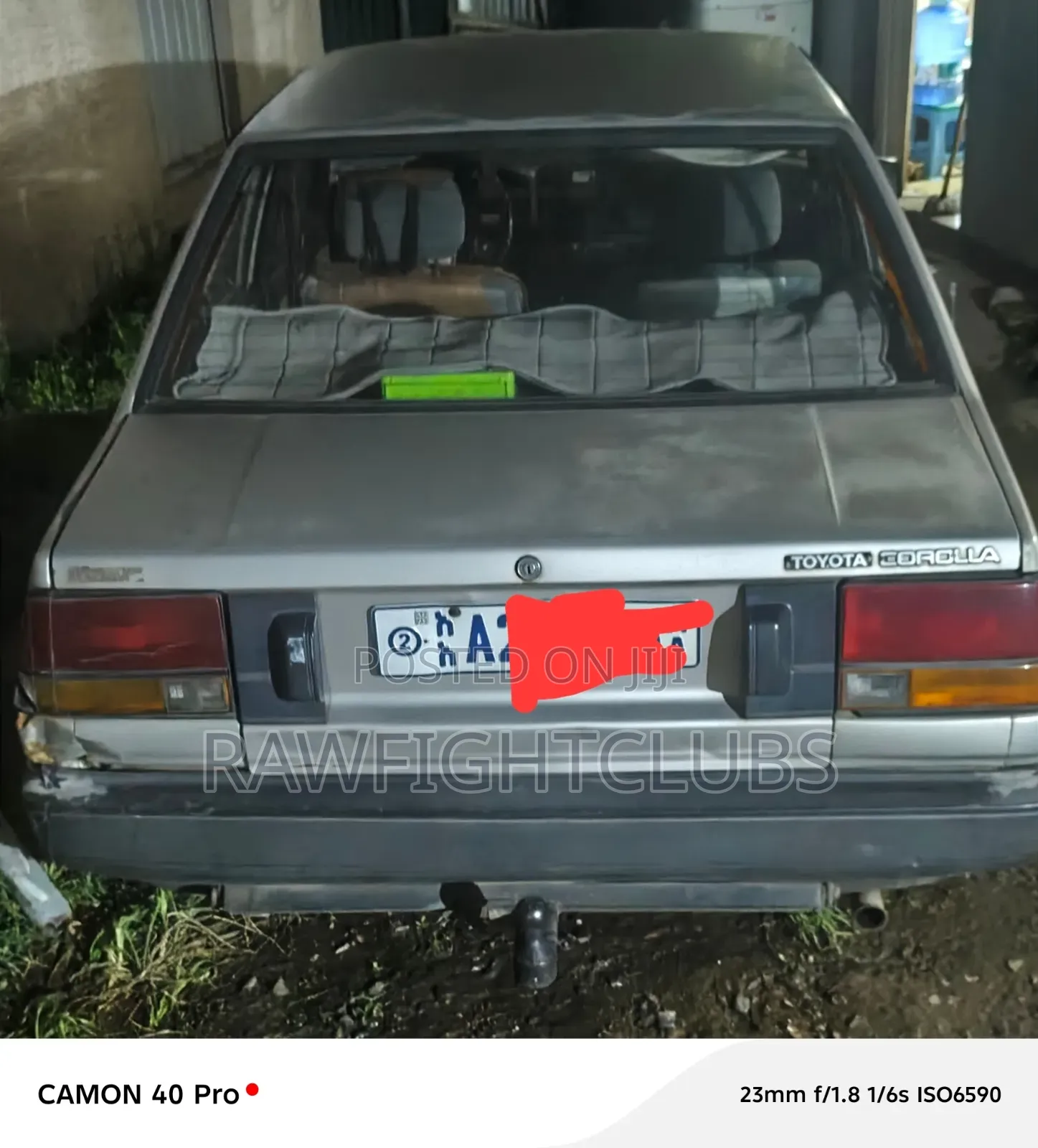 Toyota Corolla 1985 Gray