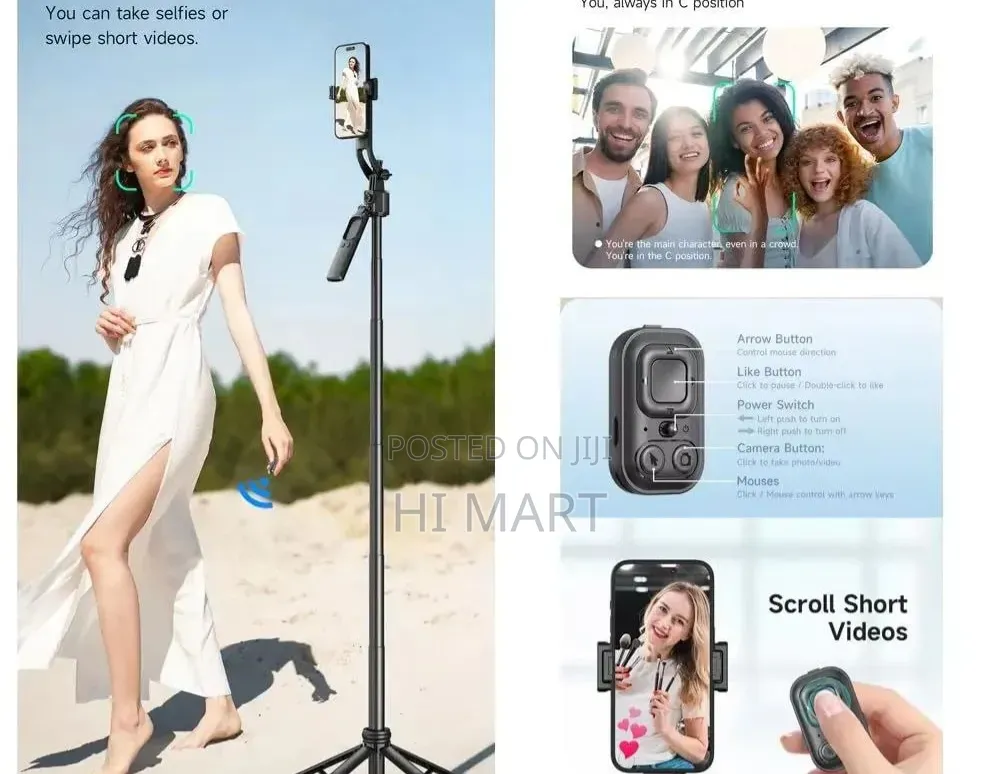 C17 Almunium Alloy Ai Face Tracking Gimbal