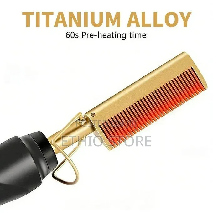 Electric Hot Comb Hair Straightener