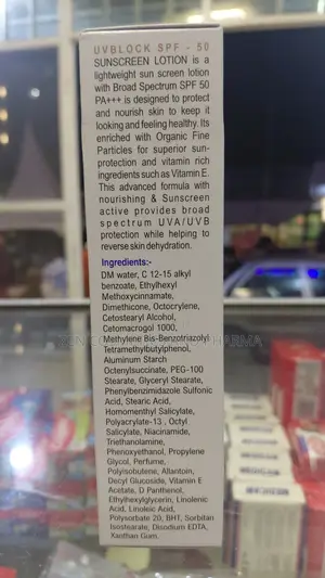 UVBlock SPF-50 Sunscreen Lotion