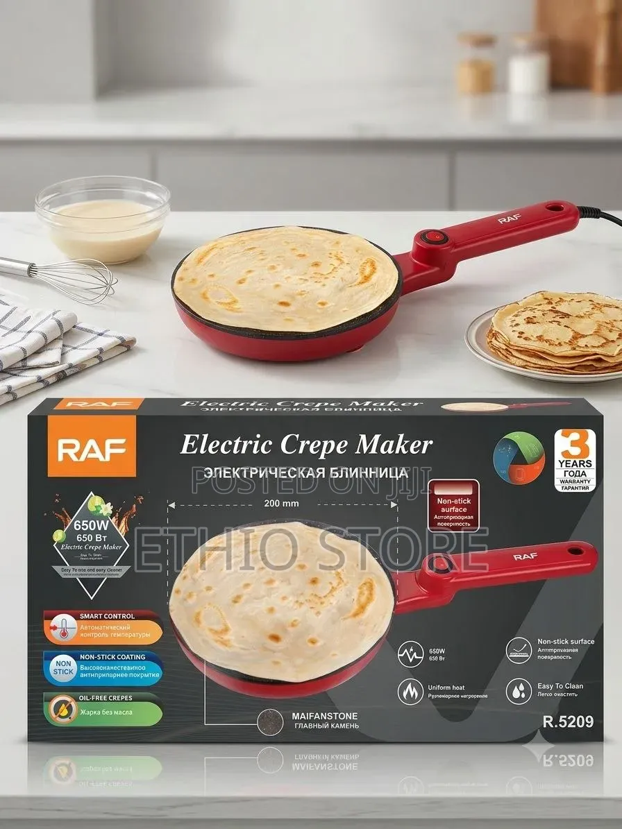 የ RAF Electric Crepe Maker