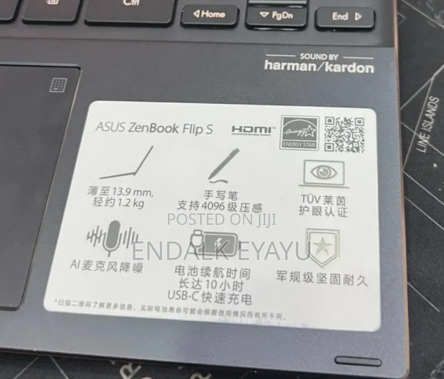 New Laptop Asus ZenBook Flip 14 UX461UA 16GB Intel Core i7 SSD 512GB