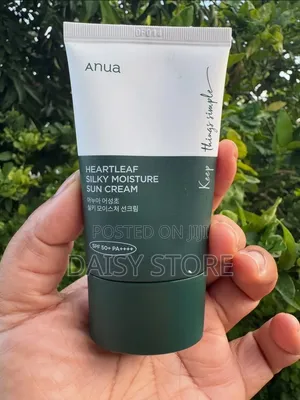 Anua Heartleaf Silky Moisture Sun Cream - ኦሪጅናል የፀሐይ መከላከያ