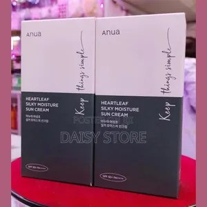 Anua Heartleaf Silky Moisture Sun Cream - ኦሪጅናል የፀሐይ መከላከያ