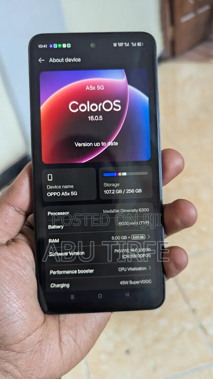 Oppo A5X 5G 128 GB Black