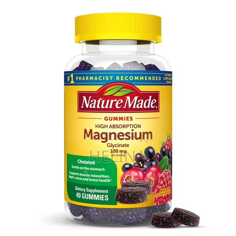 Magnesium Glycinate 40 Gummies Gentle on the Stomach Original From USA