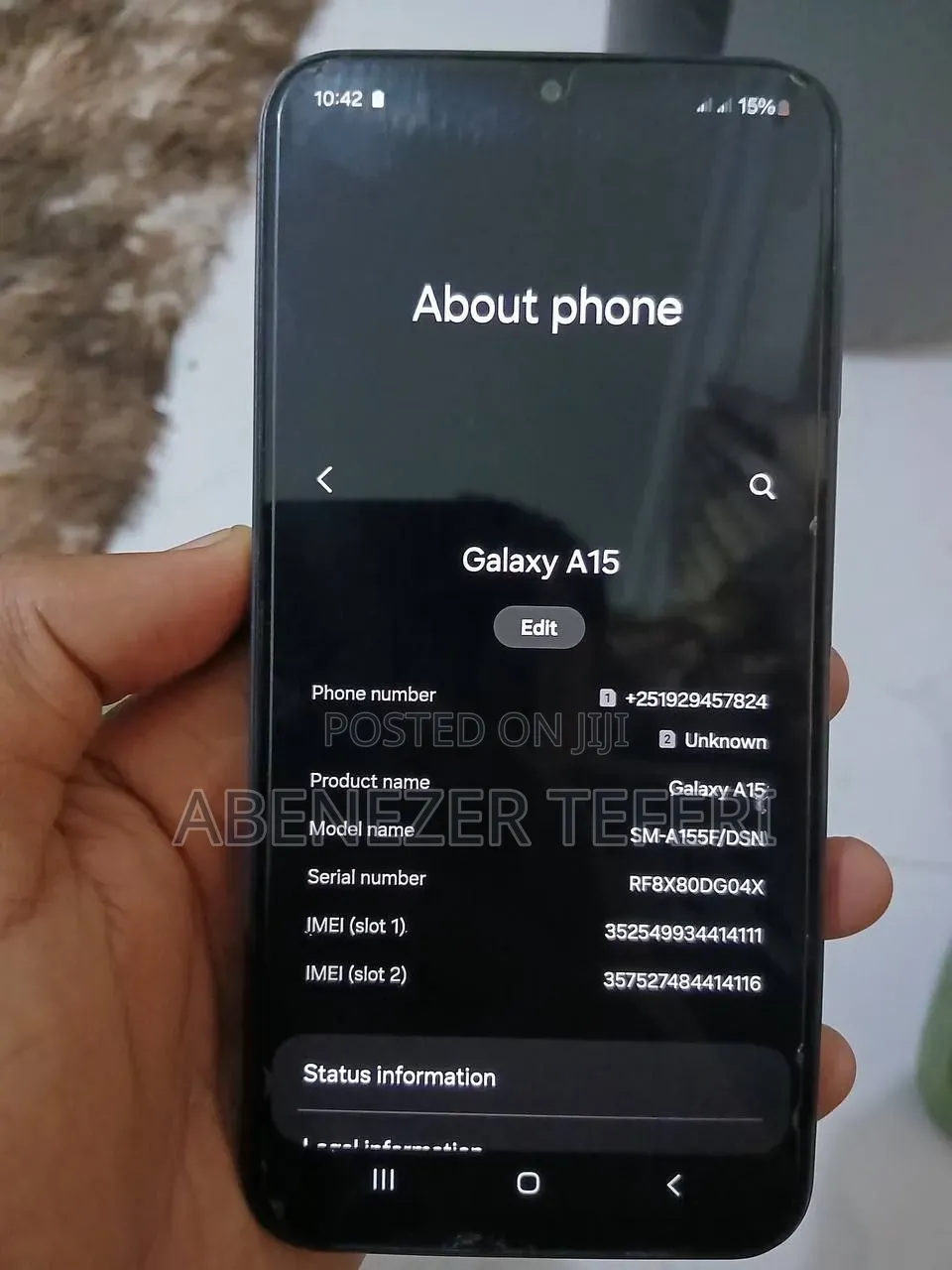 Samsung Galaxy A15 128 GB Blue