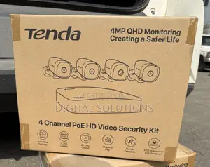4ch Kit Tenda - IP Bullet PoE Camera