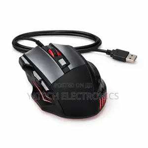 G6 Wired USB Gaming Mouse With Adjustable DPI and LED Light