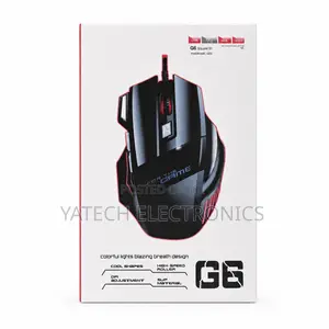G6 Wired USB Gaming Mouse With Adjustable DPI and LED Light