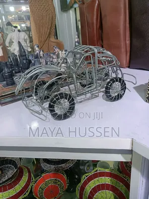 Handcrafted Wire Volkswagen Beetle Model Car