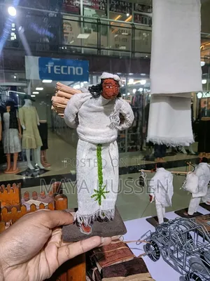 Handcrafted Ethiopian Traditional Culture Figurines