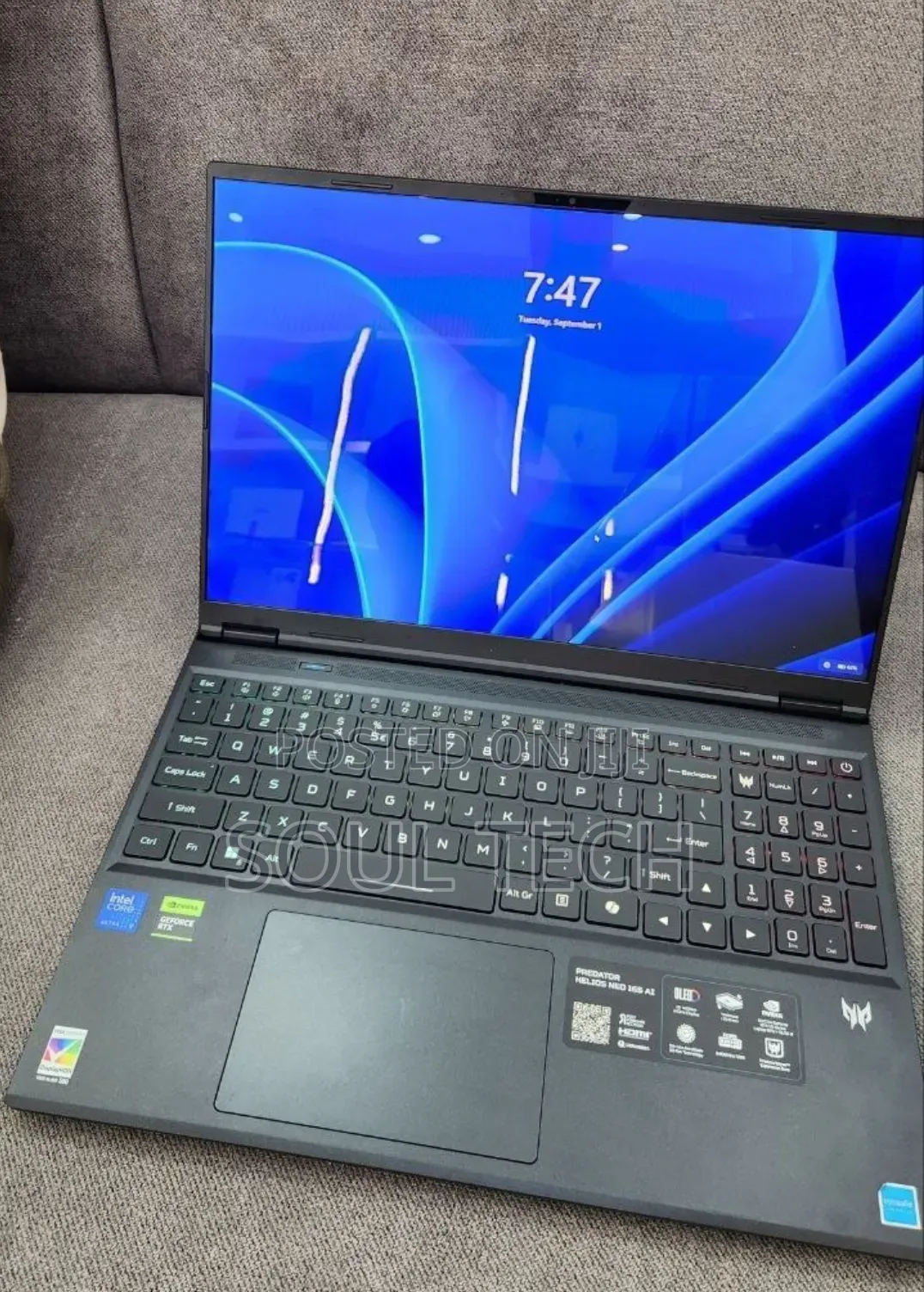 New Laptop Acer Predator Helios Neo 16 32GB Intel Core Ultra 9 SSD 1T