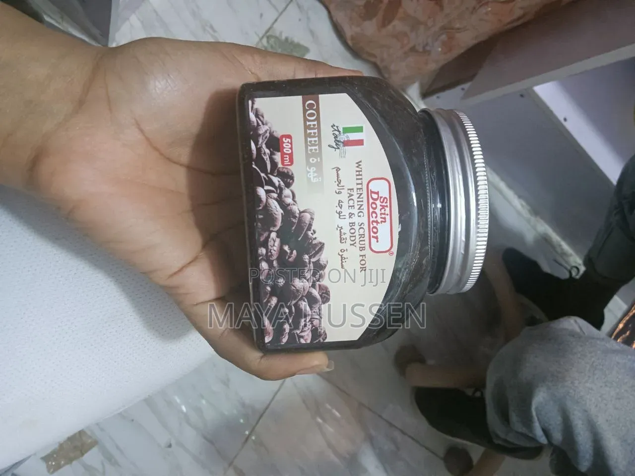 Skin Doctor Coffee Face & Body Whitening Scrub (500ml)