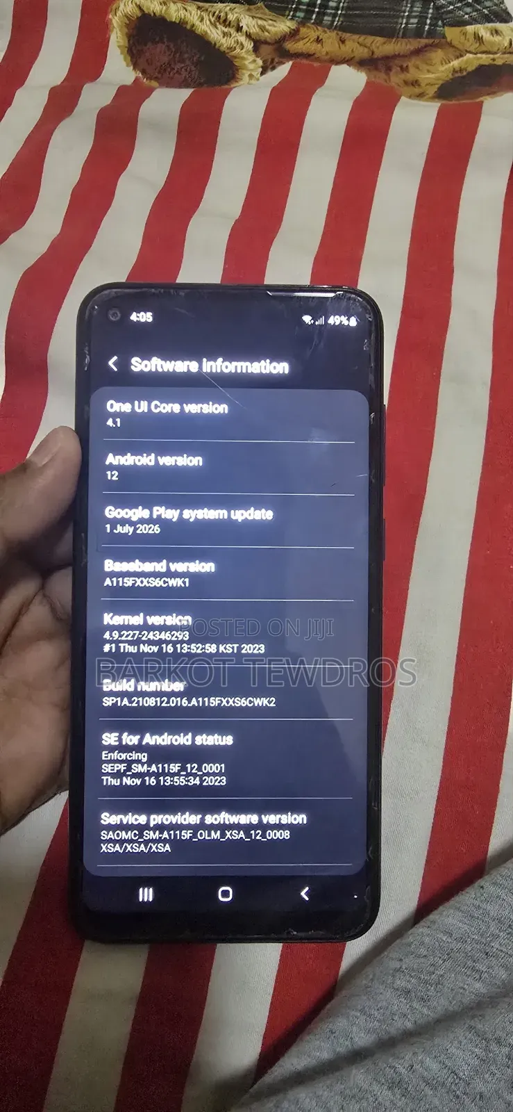 Samsung Galaxy A11 32 GB Black