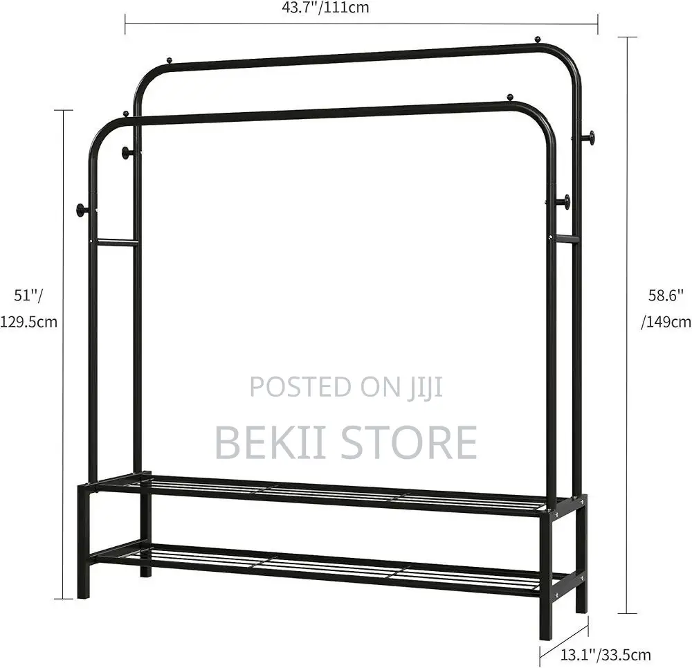 👕 New Simple Floor Clothes Rack