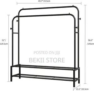 👕 New Simple Floor Clothes Rack