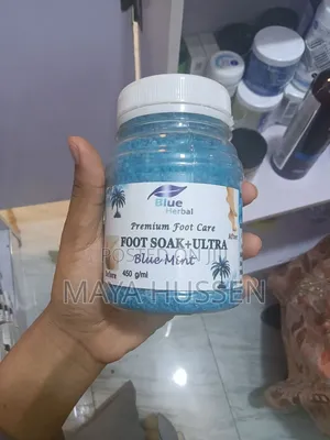 Blue Herbal Premium Foot Care Foot Soak + Ultra  - Blue Mint Spa Salt