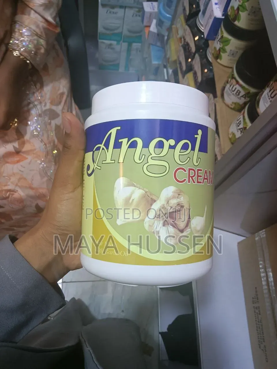 Angel Cream Hair Mask With Garlic Oil - Deep Conditioning Treatment