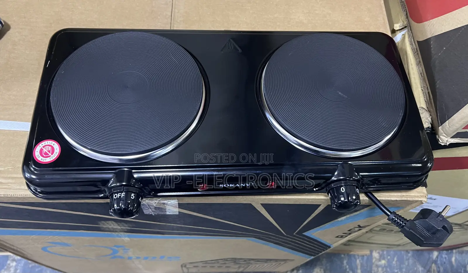 Sokany Electric Stove Powerful Double Burner Hot Plate Features 2000W