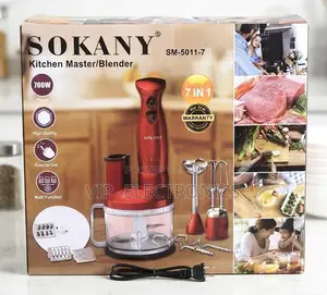 Sokany Kitchen Master/Blender - 7-in-1 Multi-Funct Hand Blender (700W)