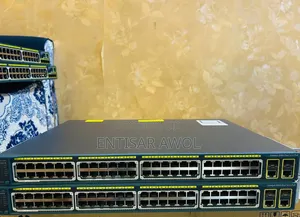 Cisco Catalyst WS-C2960+48PST-L 48-Port Gigabit PoE+ Managed Switches