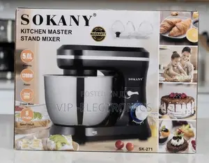 Sokany Stand Mixer - 5.0L Multi-Function Food Mixer (1200W)