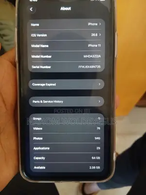 Apple iPhone 11 64 GB Black