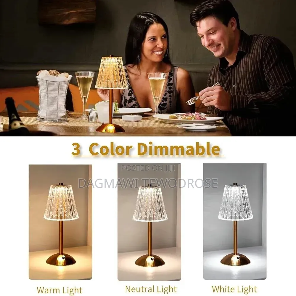 🔼 Crystal Table Lamp