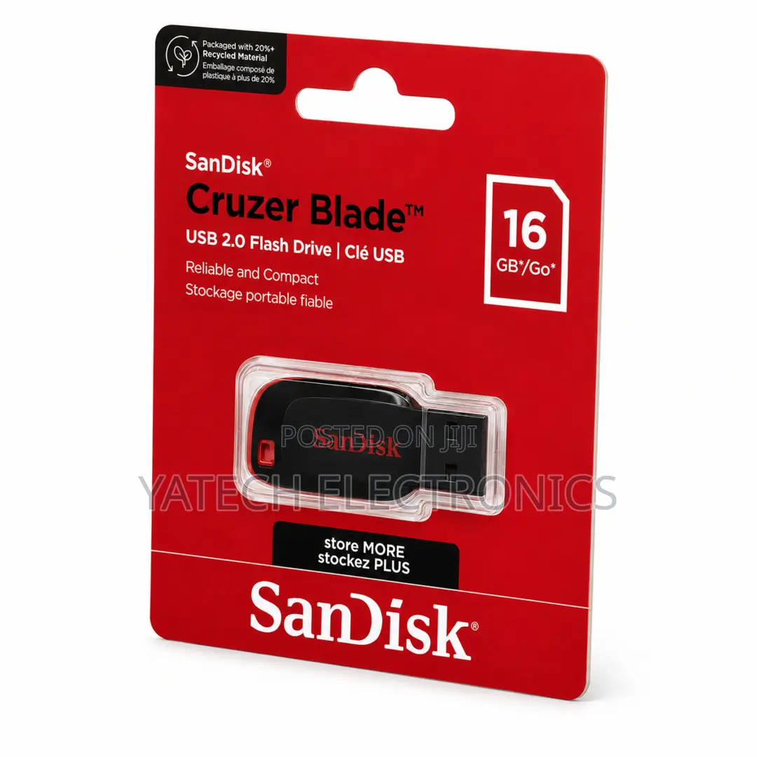 SanDisk Cruzer Blade 16GB USB 2.0 Flash Drive