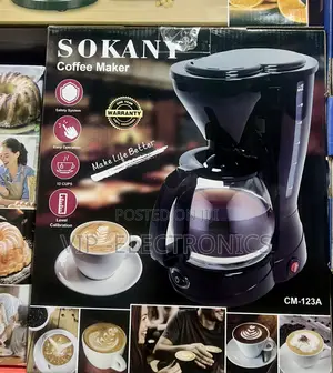 SOKANY Coffee Maker CM-123A – 12 Cups Automatic Drip Coffee Machine