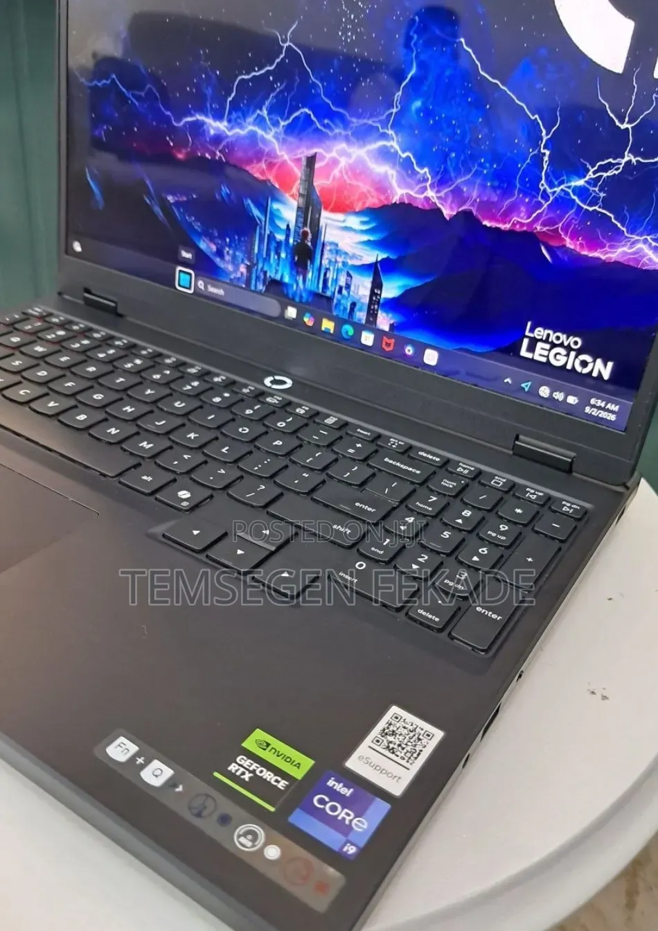 New Laptop Lenovo Legion 5 16GB Intel Core i9 SSD 1T