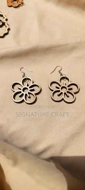 Light Height Wooden Earrings