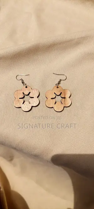 Light Height Wooden Earrings