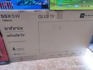 Infinix 4k QLed Whale TV 55"