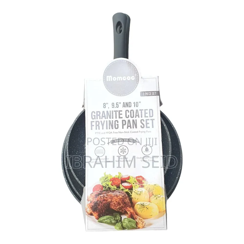 3 PCS Set of Fraying Pan 20 24 and 26cm