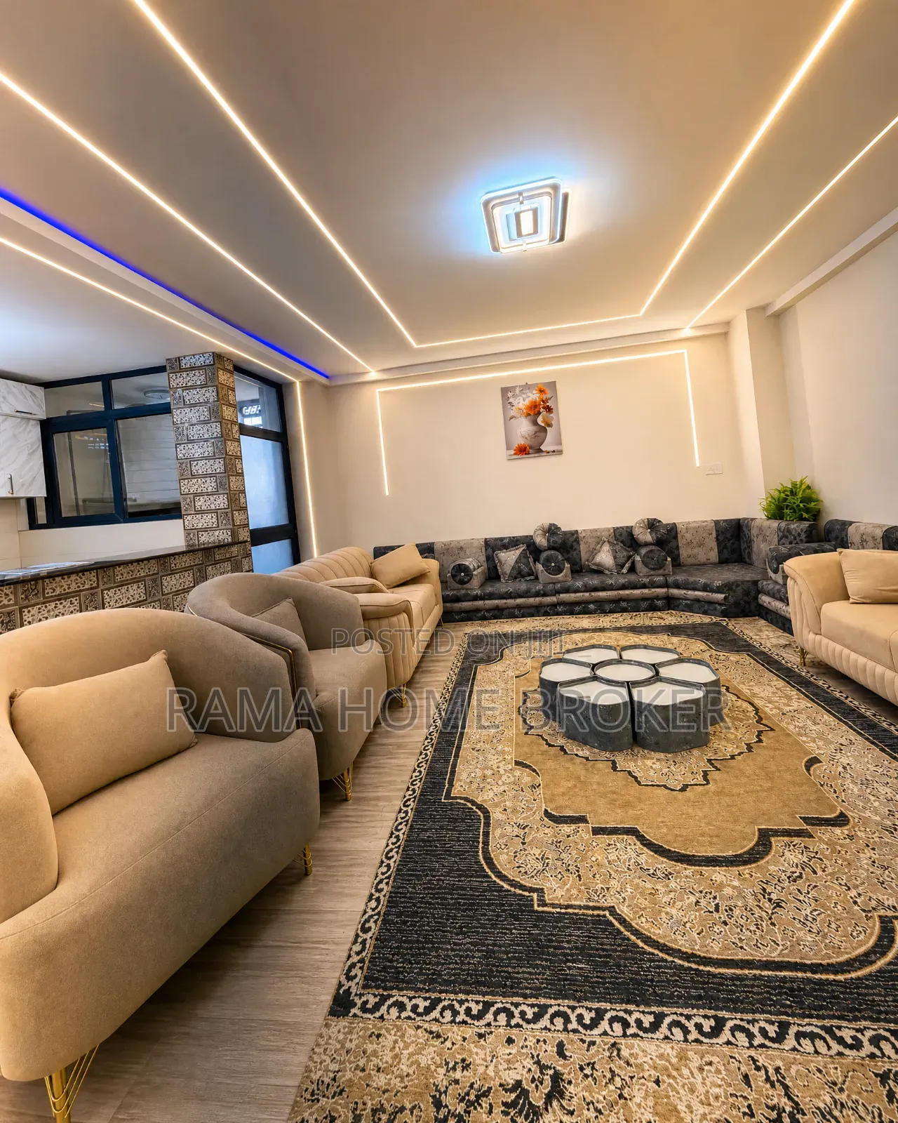 Furnished 4bdrm Condo in ቅንጡ ኮንዶሚኒየም  ቤት በአያት, Yeka for sale