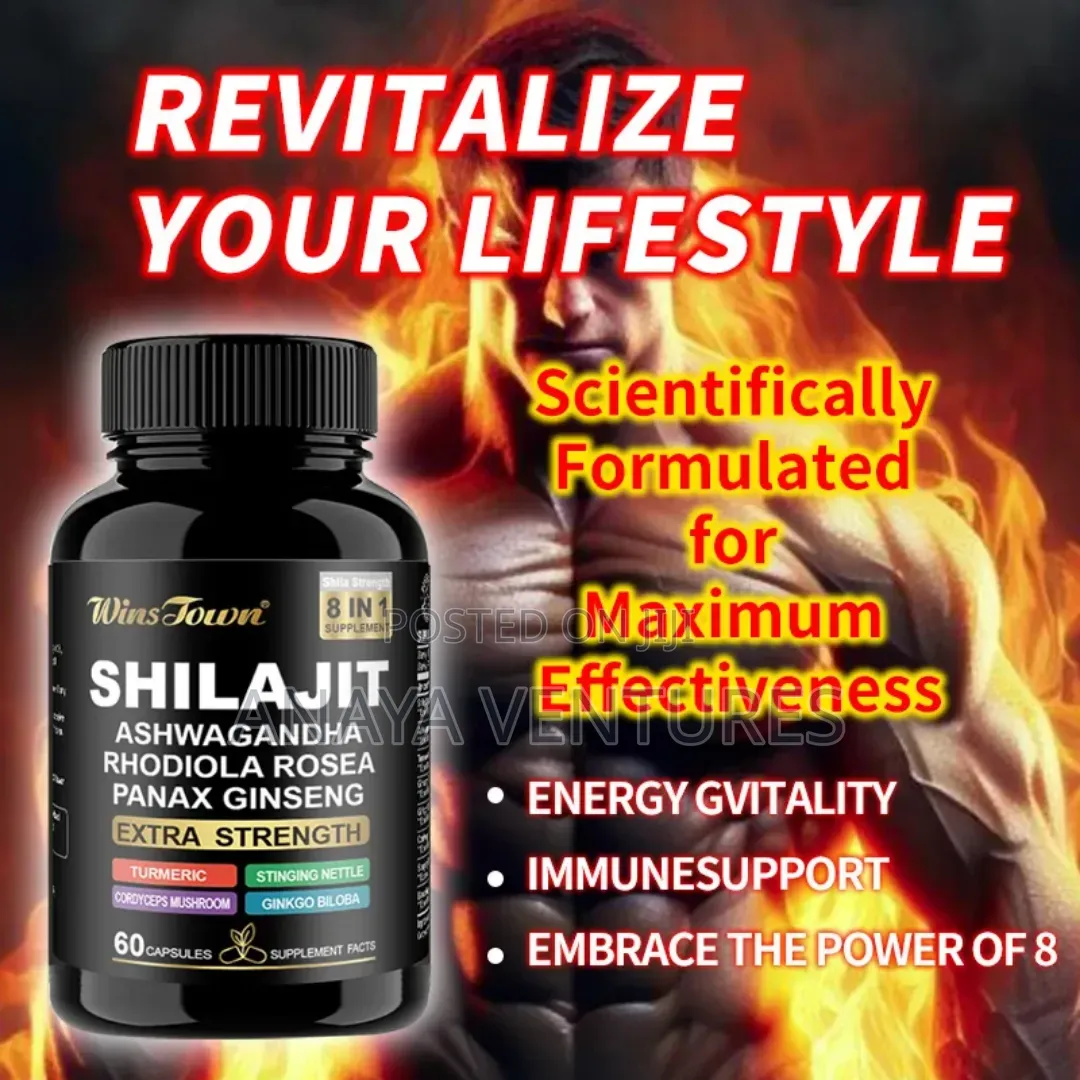 Shilajit Energy Supplement - Himalayan Extract Capsules