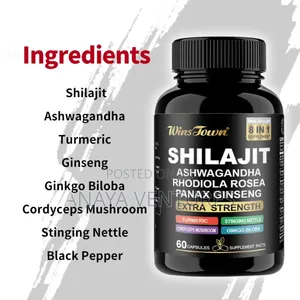 Shilajit Energy Supplement - Himalayan Extract Capsules
