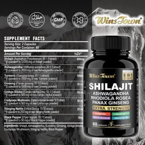 Shilajit Energy Supplement - Himalayan Extract Capsules